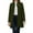Army Green a1, variant on Overcoat for Women Mid-Long Stand Collar Single Breasted Wool Coat Dressy Casual Lightweight Jackets Long Sleeve Trench Coats