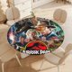 thumbnail image 4 of Parque Jurásico-theme Fitted Round Tablecloths Elastic Edged Table Covers Waterproof Table Cloth for Kitchen Holiday Party Tables Decor 120cm, 4 of 6