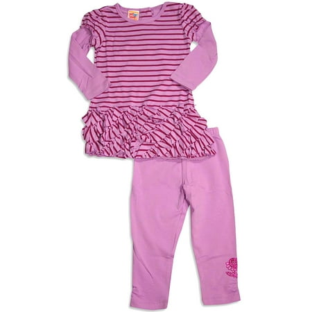 Girls Potato - Sweet Potatoes - Little Girls Long Sleeve Legging Set size 2 thru 6X - 8 Fun Patterns, Boutique Brand - 30 Day Guarantee - FREE Shipping