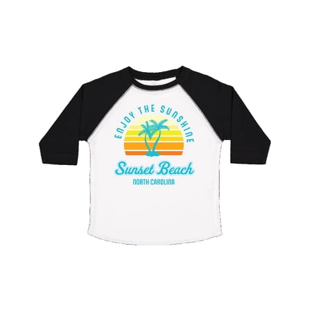 

Inktastic Summer Enjoy the Sunshine Sunset Beach North Carolina Blue Gift Toddler Boy or Toddler Girl T-Shirt