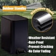 thumbnail image 3 of Metal Dog Pooper Scooper for Yard - 3.2Gal Dog Poop Trash Can Outside with Pedal - Pet Waste Container Outdoor - Stainless Steel Garbage Bucket with Lid - Black Trash Bin, Long Handle Tray and Rake, 3 of 7