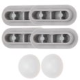 thumbnail image 3 of 4 Pcs Plastic Washers Bidet Bumper Kit Toilet Replacement Parts Bumper Spacers Replacement Furniture Bumpers, 3 of 3