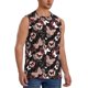 thumbnail image 2 of Balery Butterflies1 Camisetas sin mangas para hombre, absorbe la humedad y protege contra el mal olor.-XX-Large, 2 of 7