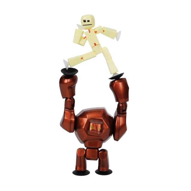 Paquete de animación Zing StikBot y Mega Monster para niños mayores de 4 años
