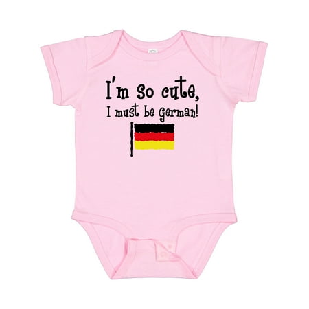 

Inktastic So Cute German Boys or Girls Baby Bodysuit