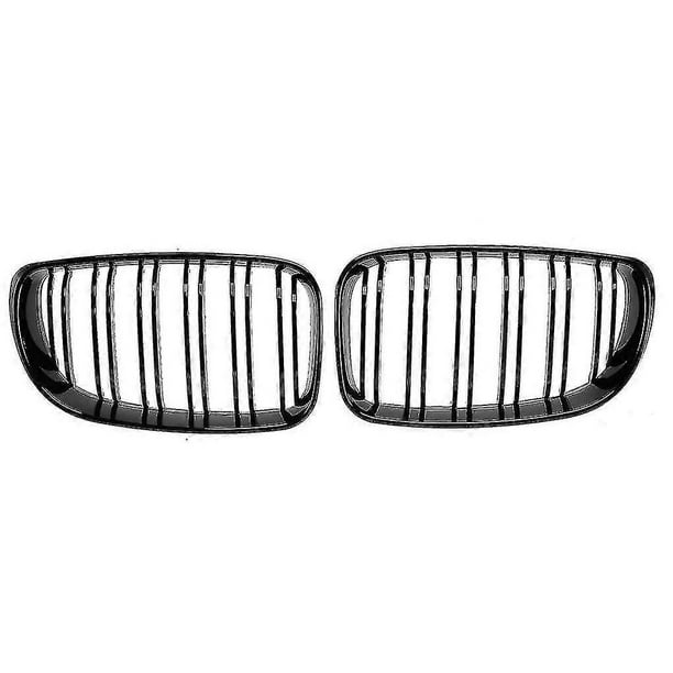Reemplazo de parrilla delantera tipo riñón con doble listón en negro brillante para modelos E81, E87, E82, E88, 120i, 128i y 130i.