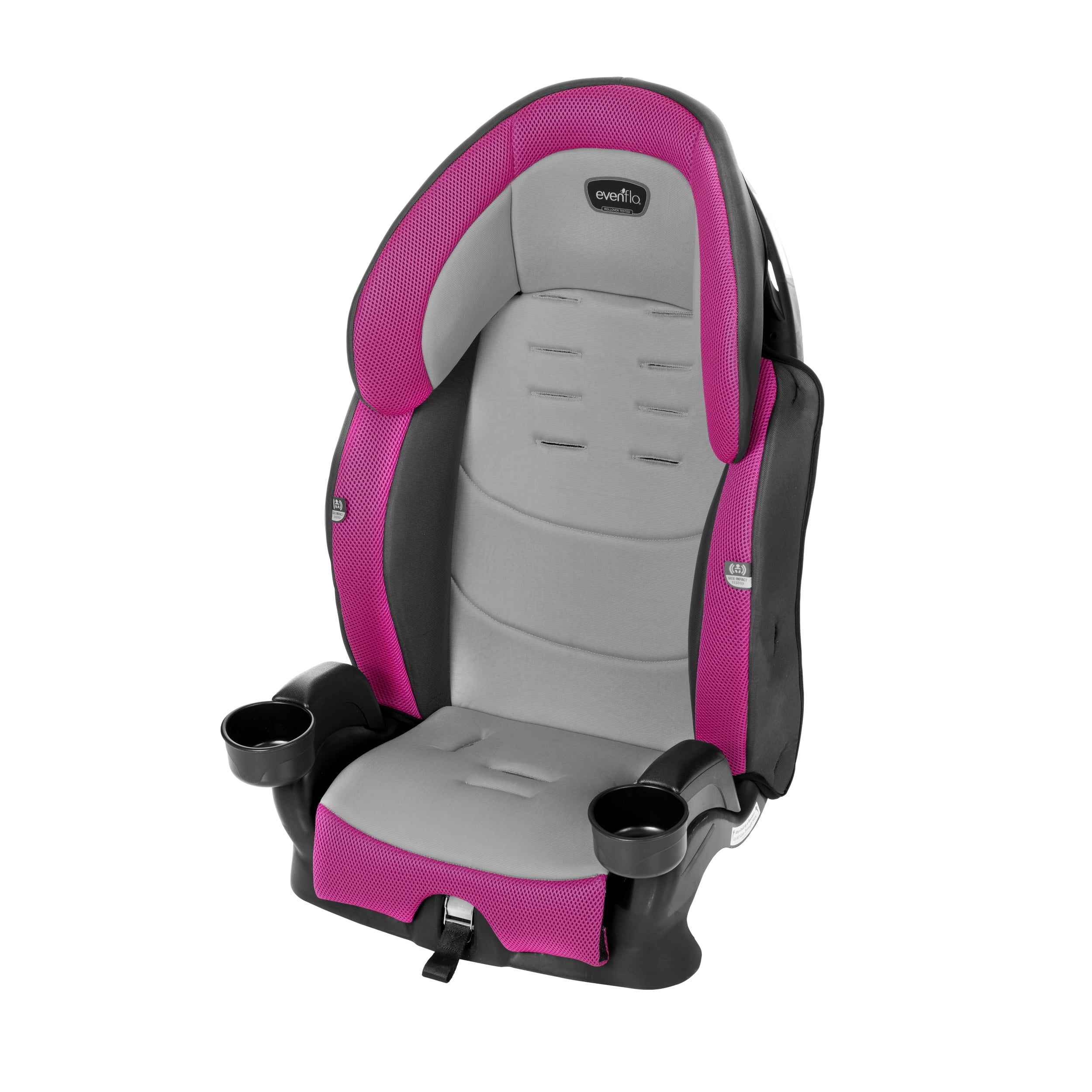 Evenflo Chase Plus 2 in 1 Booster Toddler Car Seat Geneva Pink