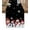 Black, variant on Ldtrchee Grey Christmas Snowman Table Runner 48 Inches, Snowflake Winter Bed Runner Dresser Scarves Tabletop for Indoor Outdoor Parties/Ceremony/Banquet, 13" x 48"