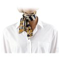 thumbnail image 3 of Unique Bargains 1 Pc Scarf Headband Printed Neck Scarf for Women Dark Blue White, 3 of 5