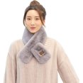 thumbnail image 1 of Women’s Winter Scarf Rectangle Furry Wrap Warm Soft Cozy, 1 of 5
