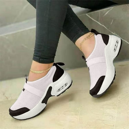 

Sneakers Strap Knitted Casual Elastic Women s Decoration Flying Fashion Women s Sneakers