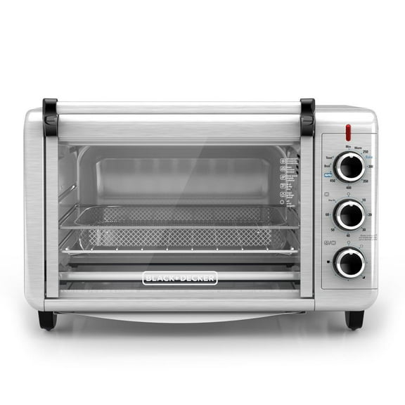 BLACK DECKER Crisp 'N Bake Air Fry Toaster Oven TO3215SS