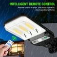 thumbnail image 6 of Solar Filament Street Lamp with Motion Sensor | Outdoor Solar-Powered LED Light | IP65 Waterproof | 18650 Battery | Adjustable Angle | Remote | 3 Modes | 1 Pack, 6 of 9