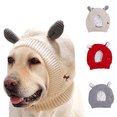 thumbnail image 1 of Orejeras silenciosas de 3 piezas para perros, protección para el cuello y las orejas de las mascotas, cubiertas para las orejas, reducción de ruido, funda térmica para mascotas, 1 of 5