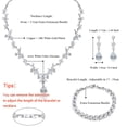thumbnail image 3 of Set de joyas Hadskiss para mujer, collar, pendientes y pulsera, 3 of 5