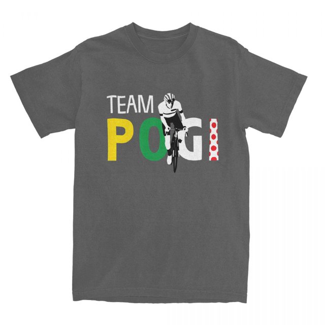 Camiseta de algodón del equipo Pogi Tadej Pogacar, camiseta novedosa para hombre, camiseta de manga corta del Tour de Francia de verano.