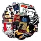 thumbnail image 3 of 100 pcs Stranger Thing Stickers Cartoon Phone Laptop Waterproof Decal, 3 of 3