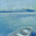 thumbnail image 2 of Schlabach, Sue 26x26 White Modern Wood Framed Museum Art Print Titled - Lake Edge I, 2 of 4
