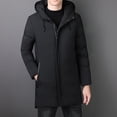 thumbnail image 4 of Nueva marca 2023, chaqueta con capucha informal a la moda, larga y gruesa, parka, chaqueta para hombre, abrigos cortavientos de invierno, ropa para hombre de alta calidad, 4 of 4
