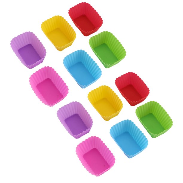 Moldes de silicona para cupcakes, reutilizables, para hornear magdalenas y muffins, resistentes a altas temperaturas, de grado alimenticio, regalo para entusiastas de la repostería.