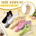 thumbnail image 2 of Bocaoying 8 Pairs Pilates Socks for Women, Yoga Socks with Grips for Barefoot Workout, Women Size 6-9, Non Skid Barre & Hospital Ankle Socks, 2 of 7