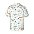 thumbnail image 3 of Goofa Sea Creatures Hawaiian Shirt for Men, Unisex Summer Beach Casual Short Sleeve Button Down Shirts,Aloha Tropical Floral print shirt-XX-Large, 3 of 9