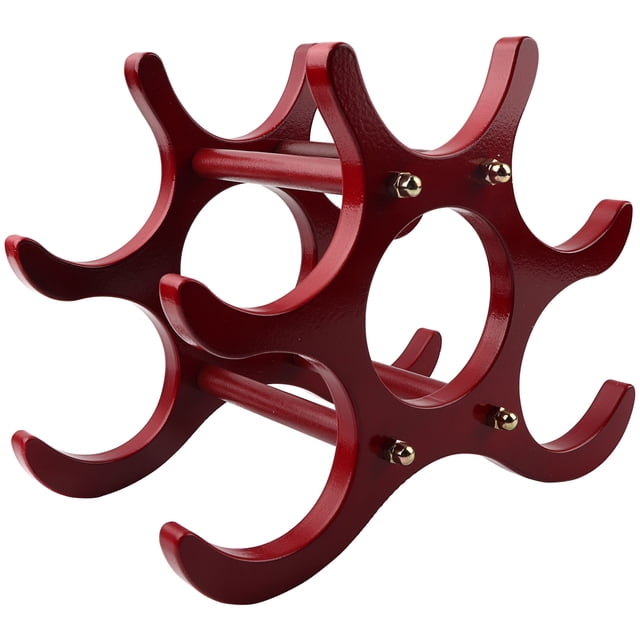 Red Wine Shelf Practical Density Board Material Red Wine Rack Sturdy And Durable For Bottle Wine Restaurant Home Decoration Home