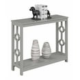 thumbnail image 4 of Convenience Concepts Contemporary Ring Console Table with Shelf, Gray, 4 of 6