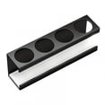 thumbnail image 1 of Soporte para cepillo de dientes eléctrico con 4 ranuras, organizador de cepillado dental para montaje en pared Negro, 1 of 8