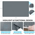 thumbnail image 7 of Livhil Under Sink Mat for Kitchen Waterproof, 34"x 22" Silicone Sink Mat Cabinet Liner for Bathroom, Under Sink Mat with Raised Edge, Under Sink Drip Tray Protector, 7 of 7