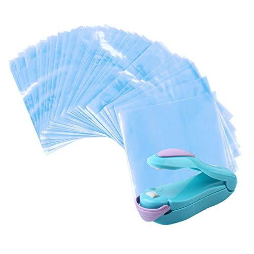 Film DVD/CD Shrink Wrap Bags,100 Pcs 8x12 Inches PVC Heat Shrink Wrap for Packagaing Soap,Shoes,Bath Bombs Giftware Candles,Gifts,Homemade DIY Projects 