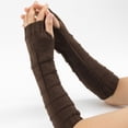 thumbnail image 3 of Manches de Bras d'Hiver Élastiques Protectrices Unisexes pour Trous de Pouce, 3 of 10