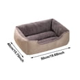 thumbnail image 3 of Orthopedic Dog Bed for Medium & Large Dogs, Washable Rectangle Pet Sofa Bed with Bolster Sides & Non-Slip Bottom, Comfortable Calming Bed for Small Dogs and Cats, Premium Support for Joints, 3 of 6