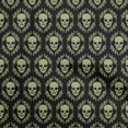 thumbnail image 1 of oneOone Polyester Spandex Black Fabric Skull Craft Projects Decor Fabric Printed By The Yard 56 Inch Wide-aA, 1 of 4