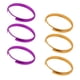 thumbnail image 1 of Cadena de Ajuste Llave de telemando de Aluminio de 6 Piezas de 45 Mm para 2008 Y Posteriores - Dorado Y Morado yotijar Embellecedor del borde del anillo del llavero inteligente, 1 of 10