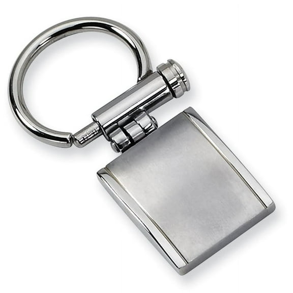 Stainless Steel Brushed and Polished Key Chain
