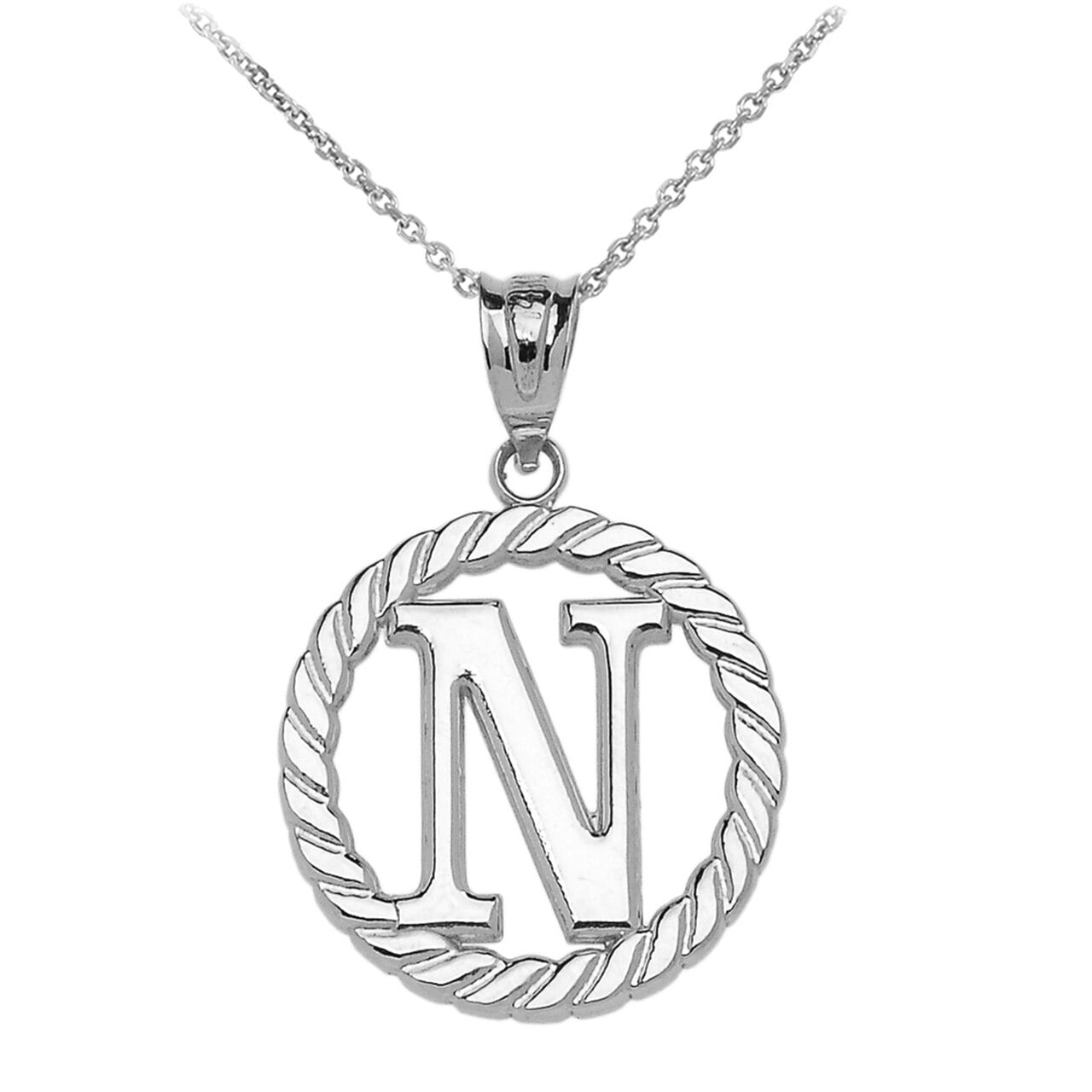 letter n pendant