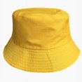 thumbnail image 3 of Sombrero de pescador para adultos de estilo europeo y americano, bordado, para hombre y mujer, con estampado completo, de color sólido, plano y para el sol, 3 of 5
