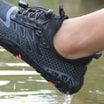 thumbnail image 2 of Zapatos De Vadeo Zapatos de agua de goma para la playa, zapatillas antideslizantes para vadear en la playa (negro 46) Likrtyny  Para Estrenar, 2 of 9