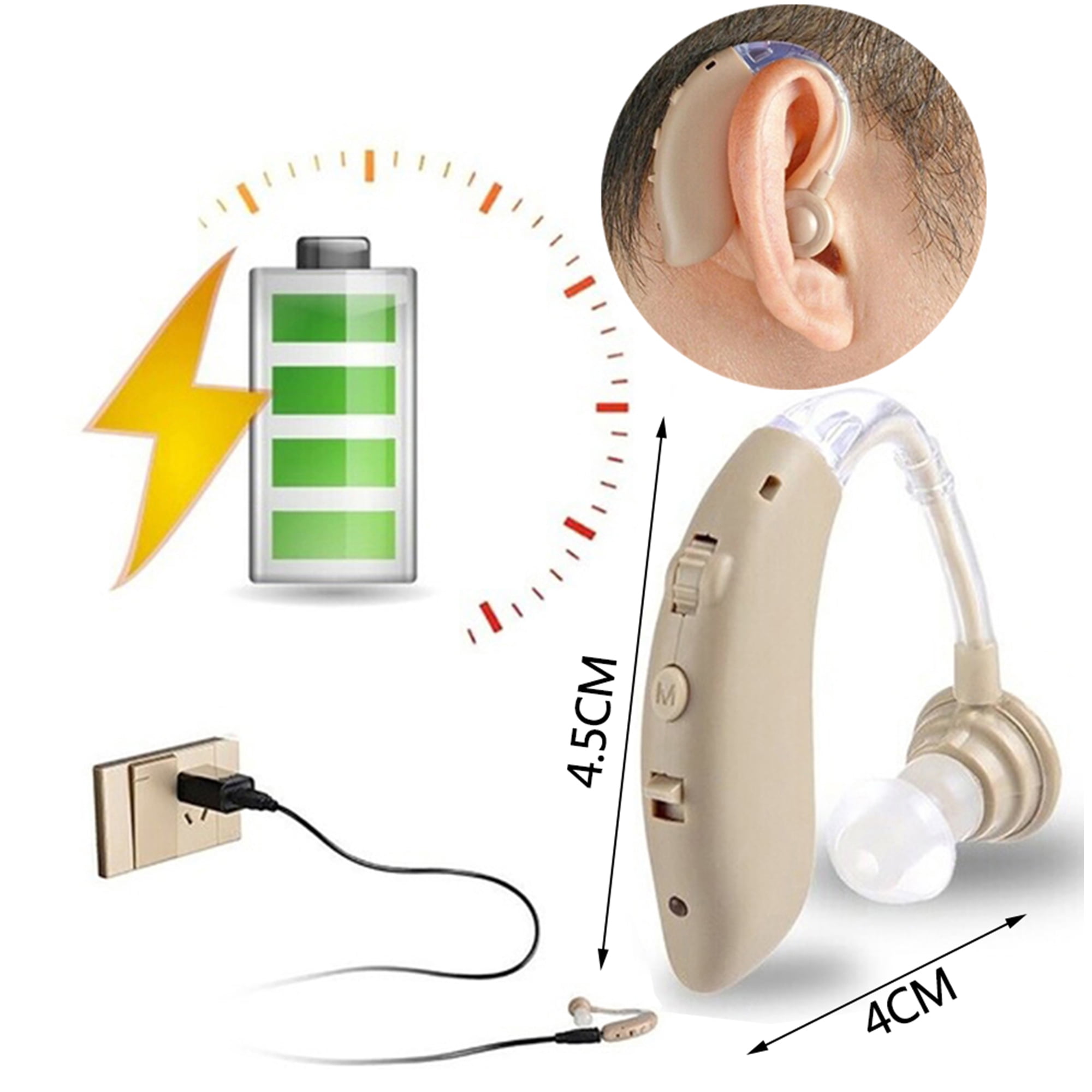 NK Hearing Amplifier Device for Adults and Seniors NearInvisible