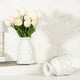 thumbnail image 5 of Jarrón, florero de plástico para florero, florero decorativo, florero para flores, florero moderno para decoración del hogar, estante para ramo, bodas, contenedor decorativo, 5 of 9