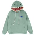 thumbnail image 7 of Unisex Shark Tooth Hoodie Pullover Loose Long Sleeve Oversized Hooded Sweatshirt for Men Women Cute Streetwear Tops with Pocket S‑XXL, 7 of 7