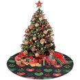 thumbnail image 3 of Falda para árbol de Navidad de 30 pulgadas, divertida alfombra para árbol de Navidad, falda para árbol de Halloween, adornos para árbol de Navidad de Halloween para interiores y exteriores de, 3 of 8
