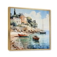 thumbnail image 2 of Designart "At Antibes French Seaside wall art IV" Nautical & Beach Floater Framed Wall Art Living Room, 2 of 7