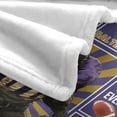 thumbnail image 3 of Football Blanket Football Fan Gifts for Men Women Kids Football Team Fans Blanket Super Cozy Soft Lightweight Travel Throw Blanket for Living Room 60" X 50", 3 of 5
