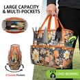 thumbnail image 2 of Garden Tool Bag,Pioneer Flower Floral Print Pattern Garden Tool Organizer,Garden Gifts,Waterproof Multi-Pocket Garden Tool Storage 11.8x5.5x11.4 Inch(Tools NOT Included), 2 of 6