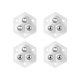 thumbnail image 1 of 4Pcs Small Furniture Casters Wheel Sticky Pulley Appliance Sliders Self Adhesive Casters Wheel for Kitchen Appliances, 1 of 5