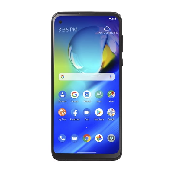 Straight Talk Motorola Moto G Power, 64GB, Black - Prepaid Smartphone