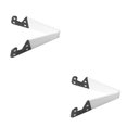 thumbnail image 4 of relayinert Adjustable Mobile Phone Holder V Shaped Phone Holder Universal Phone Accessory White 2Set, 4 of 6