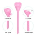 thumbnail image 3 of Uxcell 3.3 Inch Golf Tee, 10 Pack Plastic Golf Practice Tees Training Driving Range Tee, Pink, 3 of 6